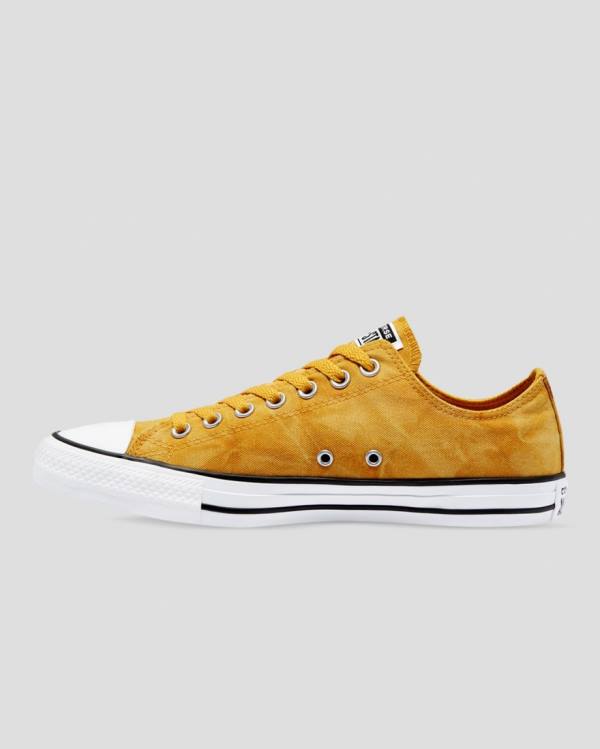 Tenis Cano Baixo Converse Chuck Taylor All Star Summer Daze Wash Amarelas | CV-534RDW