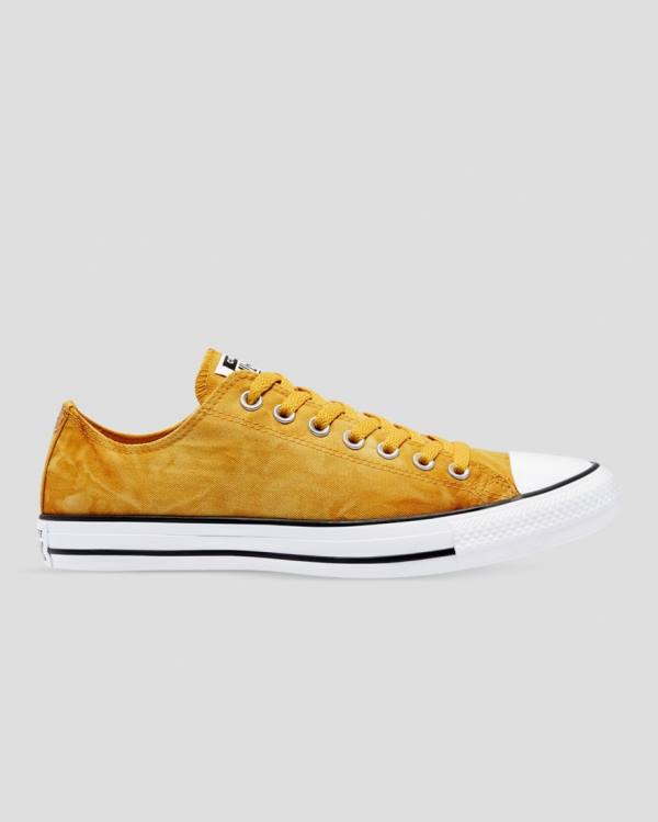 Tenis Cano Baixo Converse Chuck Taylor All Star Summer Daze Wash Amarelas | CV-534RDW