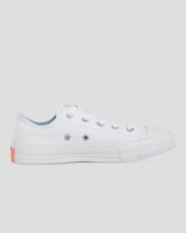 Tenis Cano Baixo Converse Chuck Taylor All Star Sunny Side Print Branco | CV-619SZK