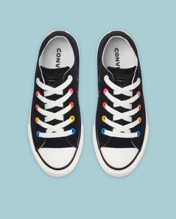 Tenis Cano Baixo Converse Chuck Taylor All Star My Story Pretas | CV-648TXR