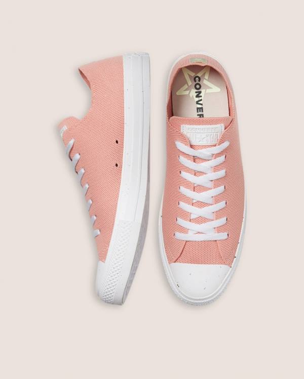 Tenis Cano Baixo Converse Chuck Taylor All Star Renew Knit Rosa | CV-651CTQ