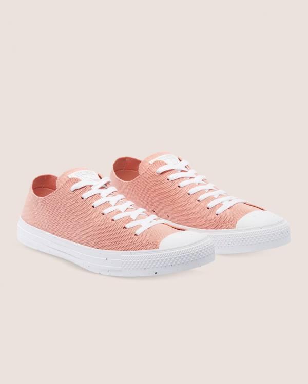 Tenis Cano Baixo Converse Chuck Taylor All Star Renew Knit Rosa | CV-651CTQ