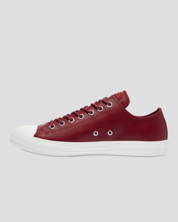 Tenis Cano Baixo Converse Chuck Taylor All Star Seasonal Couro Bordeaux | CV-672KPM