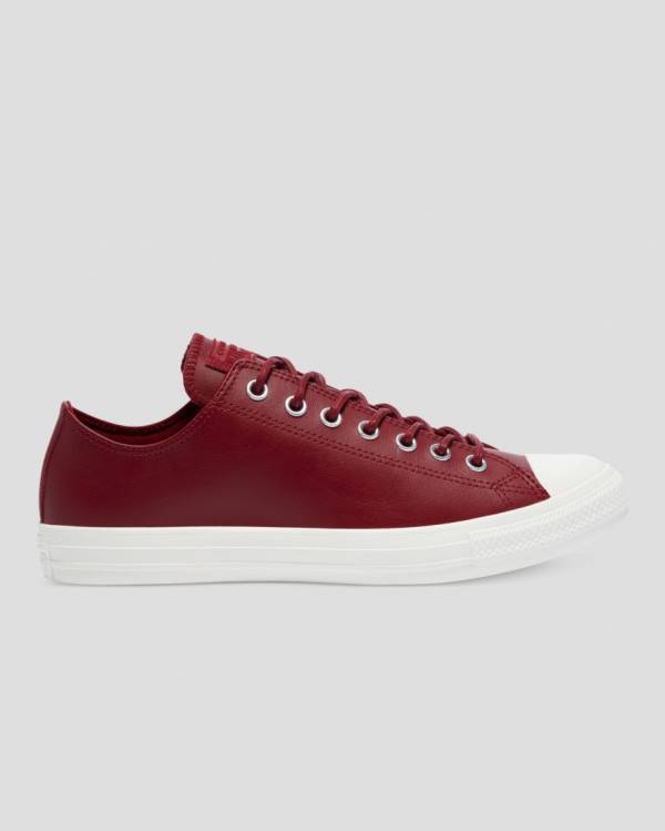 Tenis Cano Baixo Converse Chuck Taylor All Star Seasonal Couro Bordeaux | CV-672KPM