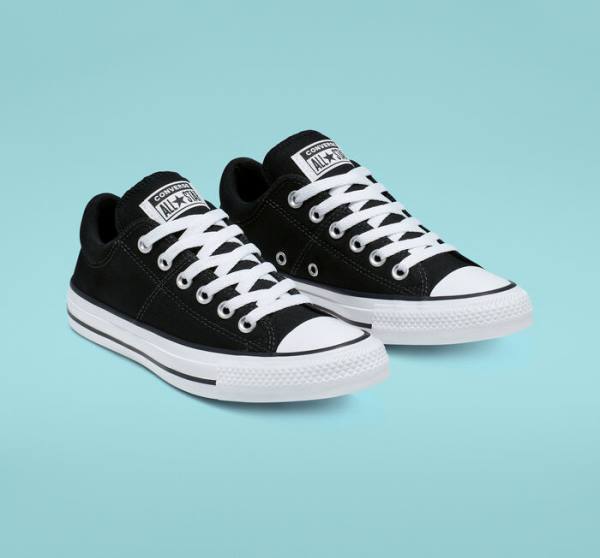 Tenis Cano Baixo Converse Chuck Taylor All Star Madison Pretas Branco | CV-698JQR