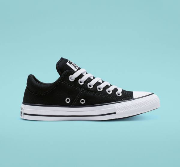 Tenis Cano Baixo Converse Chuck Taylor All Star Madison Pretas Branco | CV-698JQR