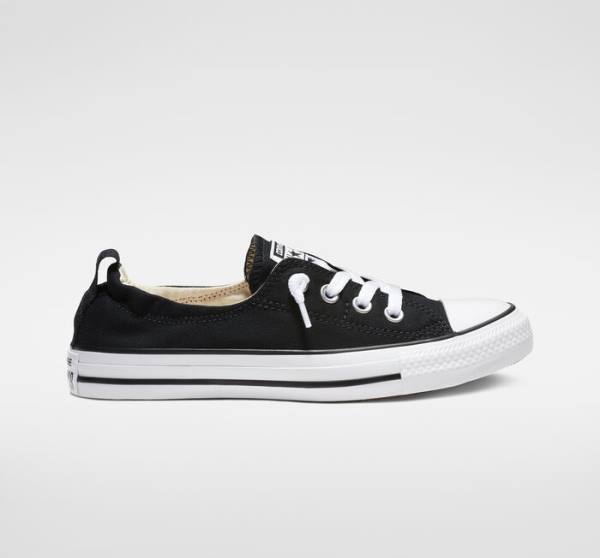 Tenis Cano Baixo Converse Chuck Taylor All Star Shoreline Slip Pretas | CV-710SBV