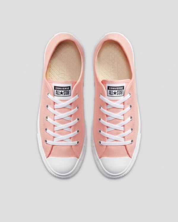 Tenis Cano Baixo Converse Chuck Taylor All Star Dainty Seasonal Colour Rosa | CV-719VMH