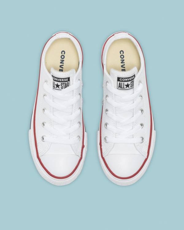 Tenis Cano Baixo Converse Chuck Taylor All Star Couro Branco | CV-723DLI