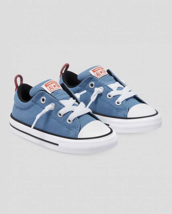 Tenis Cano Baixo Converse Chuck Taylor All Star Street Slip Azuis | CV-726UQY