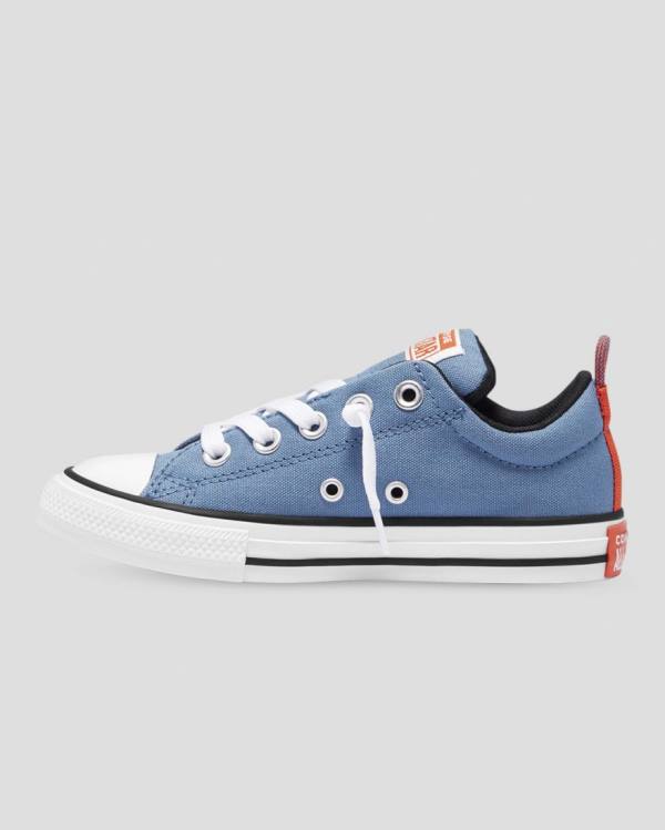 Tenis Cano Baixo Converse Chuck Taylor All Star Street Slip Azuis | CV-726UQY