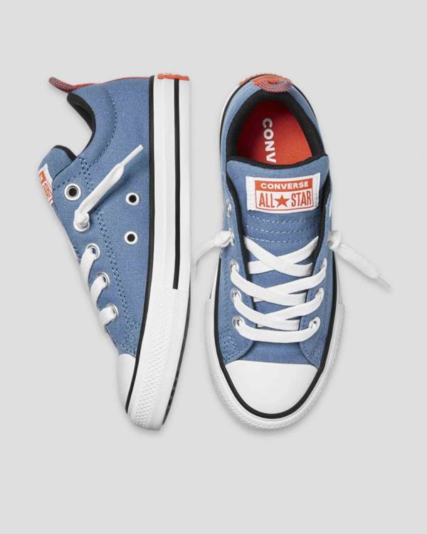 Tenis Cano Baixo Converse Chuck Taylor All Star Street Slip Azuis | CV-726UQY