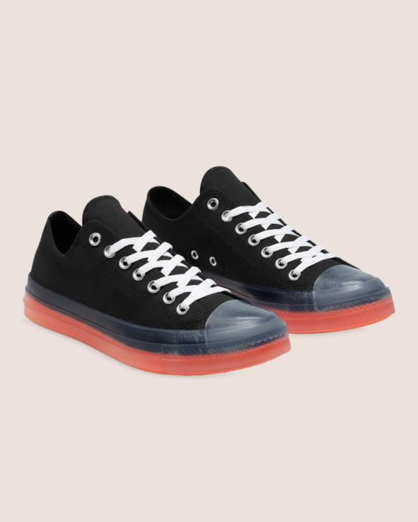 Tenis Cano Baixo Converse Chuck Taylor All Star CX Stretch Lona Colour Slip On Pretas | CV-730IXM