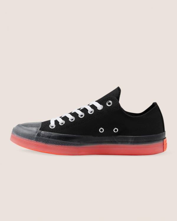 Tenis Cano Baixo Converse Chuck Taylor All Star CX Stretch Lona Colour Slip On Pretas | CV-730IXM