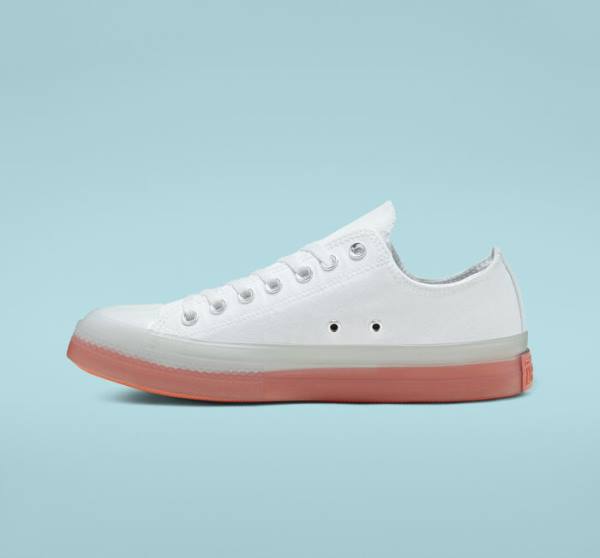 Tenis Cano Baixo Converse Chuck Taylor All Star CX Branco Branco Manga | CV-812IFV