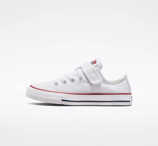 Tenis Cano Baixo Converse Chuck Taylor All Star Easy-On Branco Branco Bege | CV-814ISA