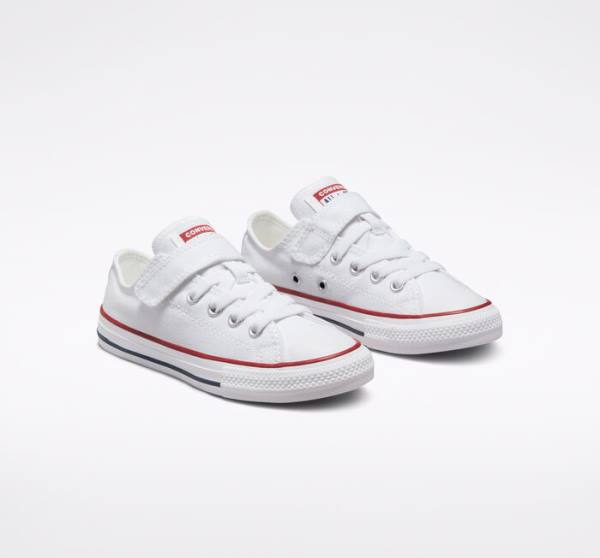 Tenis Cano Baixo Converse Chuck Taylor All Star Easy-On Branco Branco Bege | CV-814ISA