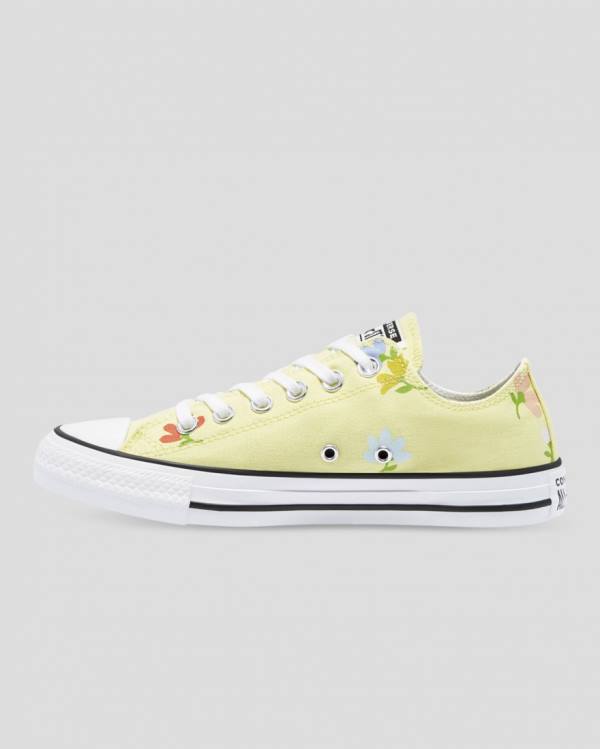 Tenis Cano Baixo Converse Chuck Taylor All Star Garden Party Amarelas | CV-913GUQ