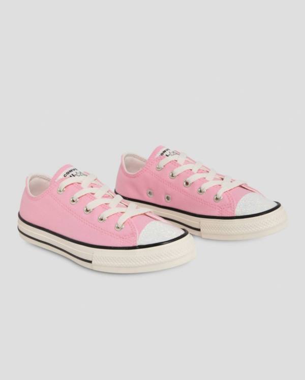 Tenis Cano Baixo Converse Chuck Taylor All Star UV Glitter Rosa | CV-963SVO