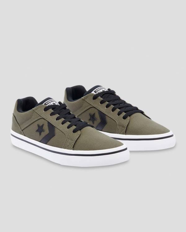 Tenis Cano Baixo Converse El Distrito Mix And Match Verde Oliva | CV-451PJW