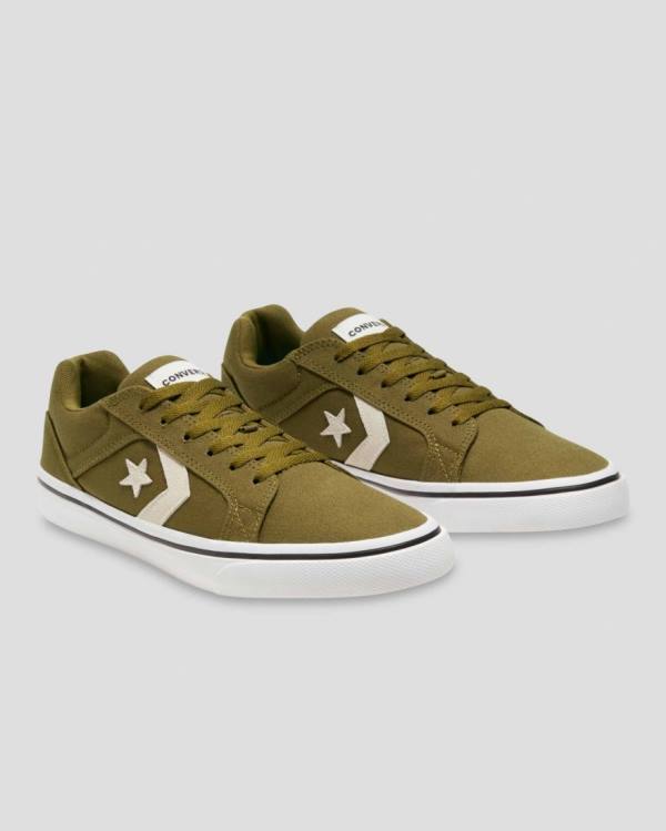 Tenis Cano Baixo Converse El Distrito Mix And Match Verde Oliva | CV-514PTZ