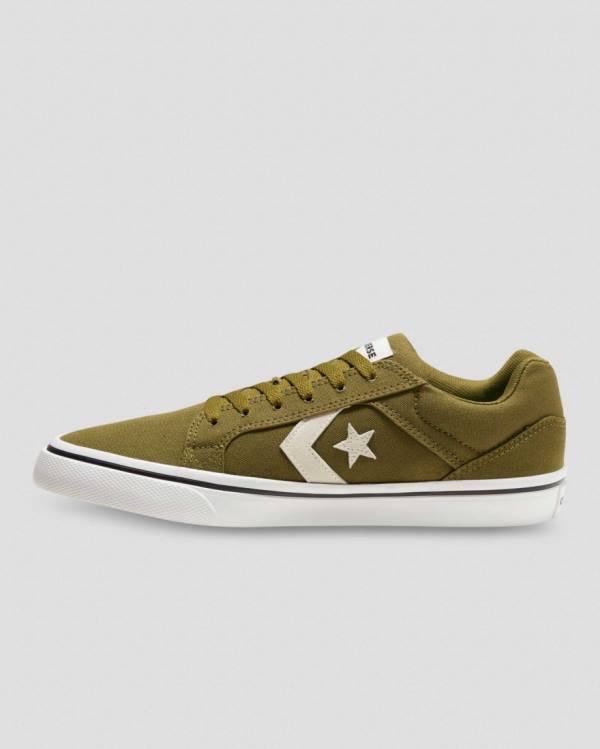 Tenis Cano Baixo Converse El Distrito Mix And Match Verde Oliva | CV-514PTZ