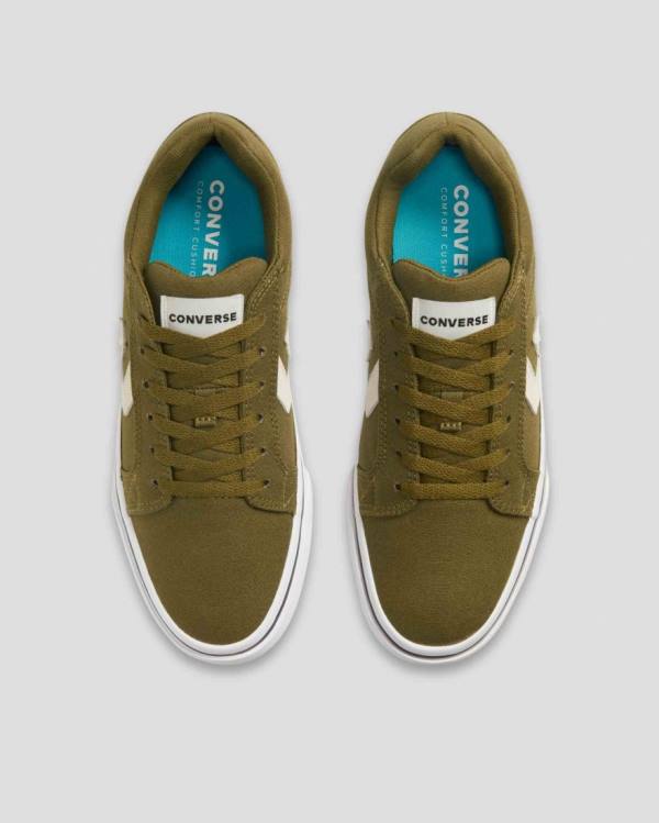 Tenis Cano Baixo Converse El Distrito Mix And Match Verde Oliva | CV-514PTZ