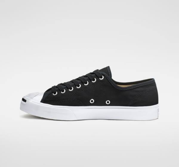 Tenis Cano Baixo Converse Jack Purcell Lona Pretas Branco | CV-287IHK