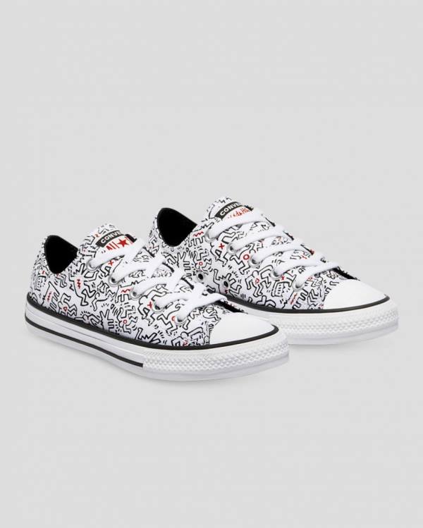 Tenis Cano Baixo Converse Keith Haring Chuck Taylor All Star Branco | CV-625QSJ