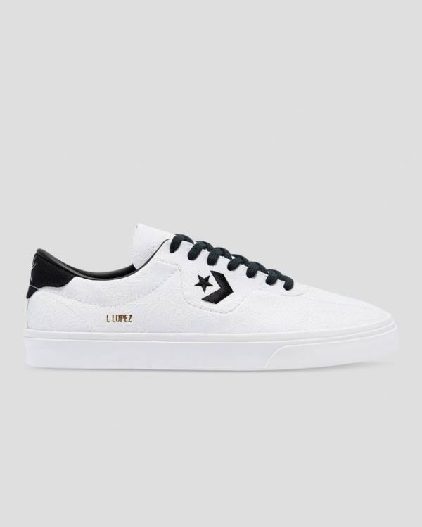 Tenis Cano Baixo Converse Louie Lopez Pro Roll Up Branco | CV-149QFA