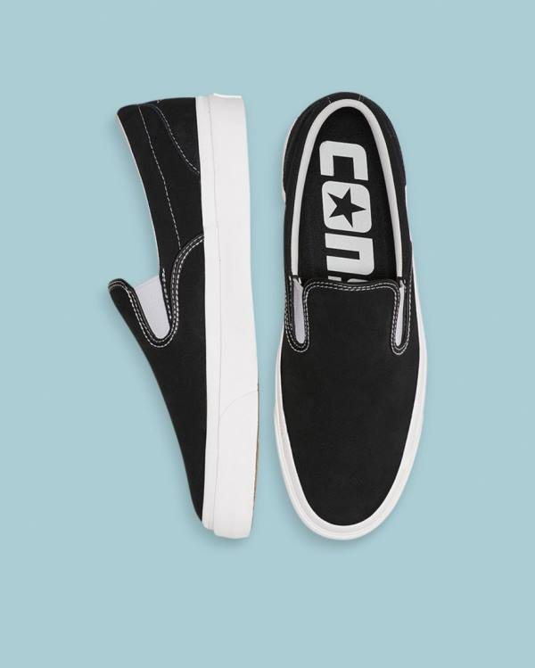 Tenis Cano Baixo Converse One Star CC Slip On Pretas | CV-435UEO