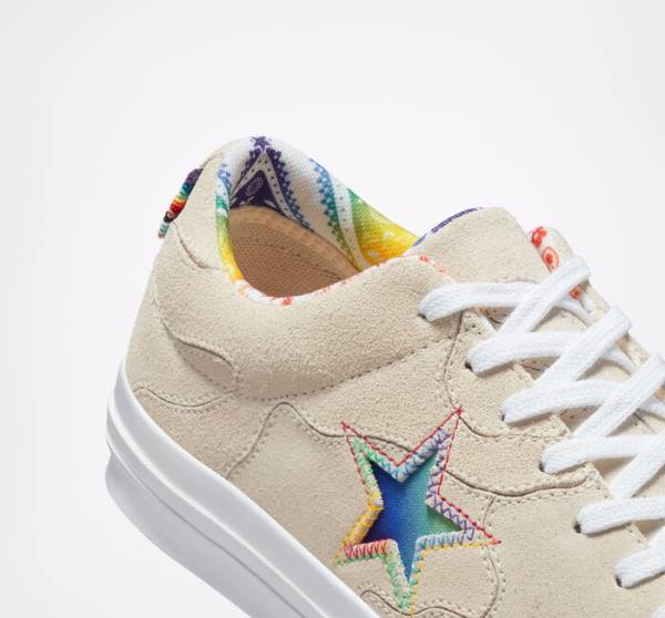 Tenis Cano Baixo Converse One Star Pride Vermelhas | CV-714HRI