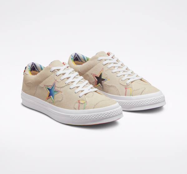 Tenis Cano Baixo Converse One Star Pride Vermelhas | CV-714HRI