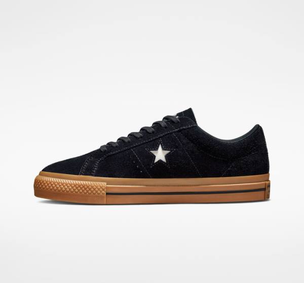 Tenis Cano Baixo Converse Peanuts One Star Pretas Laranja | CV-951CWT