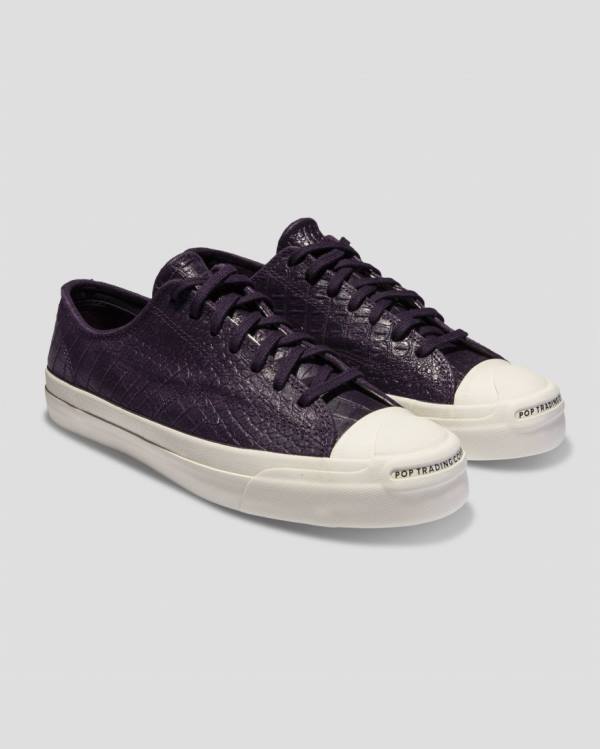 Tenis Cano Baixo Converse Pop Trading Co Jack Purcell Pro Roxo Pretas | CV-213ZJP