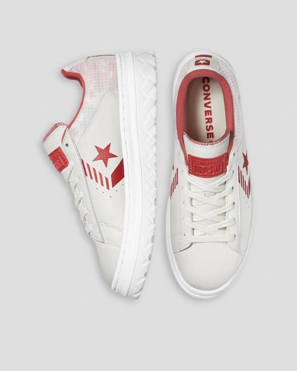 Tenis Cano Baixo Converse Pro Couro X2 Bege | CV-291LRY