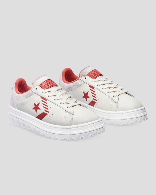 Tenis Cano Baixo Converse Pro Couro X2 Bege | CV-763NUQ