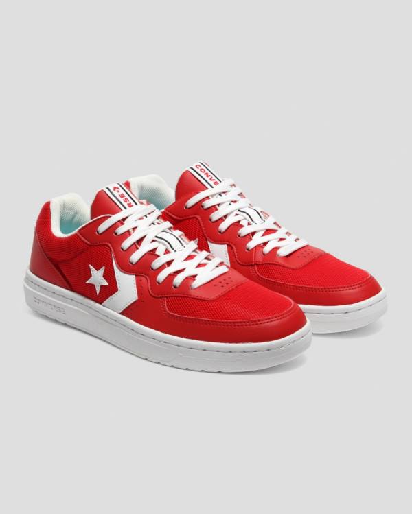 Tenis Cano Baixo Converse Rival Sintético Couro Twisted Summer Vermelhas | CV-625HFQ