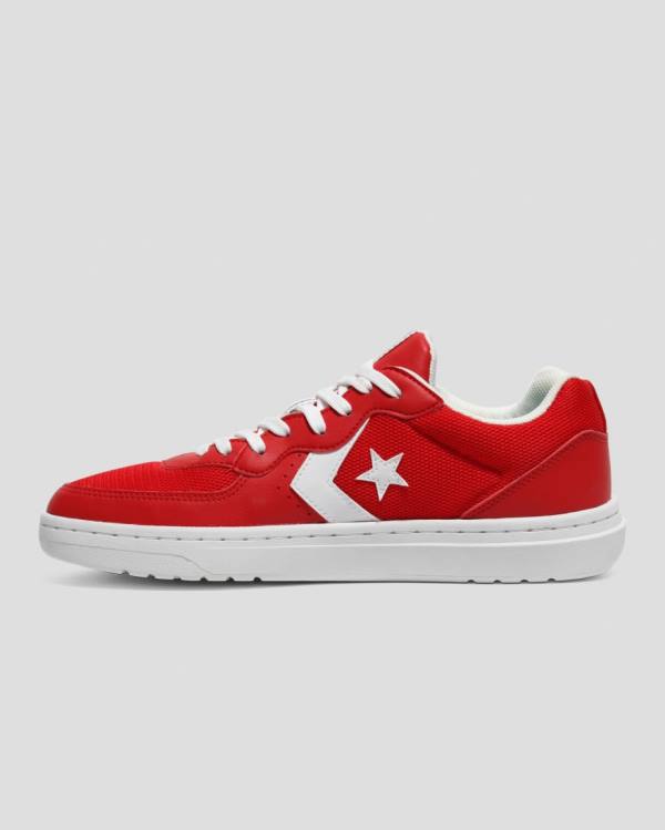 Tenis Cano Baixo Converse Rival Sintético Couro Twisted Summer Vermelhas | CV-625HFQ