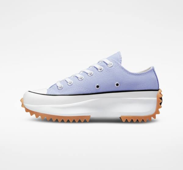 Tenis Cano Baixo Converse Run Star Hike Plataforma Seasonal Color Azuis Branco Pretas | CV-258CPE