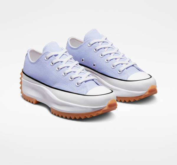 Tenis Cano Baixo Converse Run Star Hike Plataforma Seasonal Color Azuis Branco Pretas | CV-258CPE