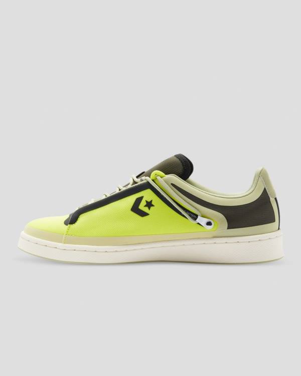 Tenis Cano Baixo Converse Seam Tape Pro Couro Verdes | CV-243ZXT