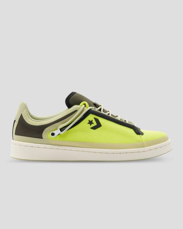 Tenis Cano Baixo Converse Seam Tape Pro Couro Verdes | CV-243ZXT