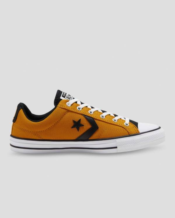 Tenis Cano Baixo Converse Star Player Amarelas Pretas | CV-472VOX