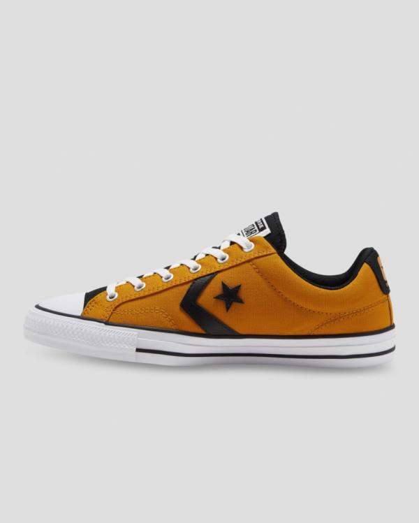 Tenis Cano Baixo Converse Star Player Amarelas Pretas | CV-514CJK